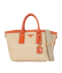 Basket Bag, £450, Handbags, Beige/Orange, Raffia, Front view
